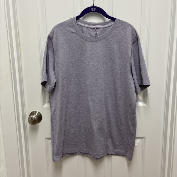 Lululemon T-Shirt Mens XL Purple Heather Short Sleeve Training Casual Tee - Picture 1 of 8